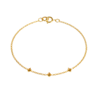 Customizable Three-Stone Bracelet