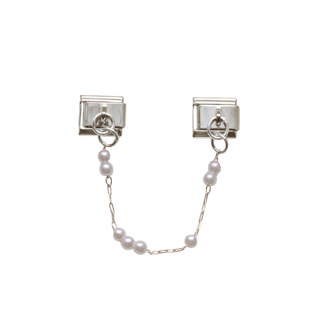 Pearl Chain Charm