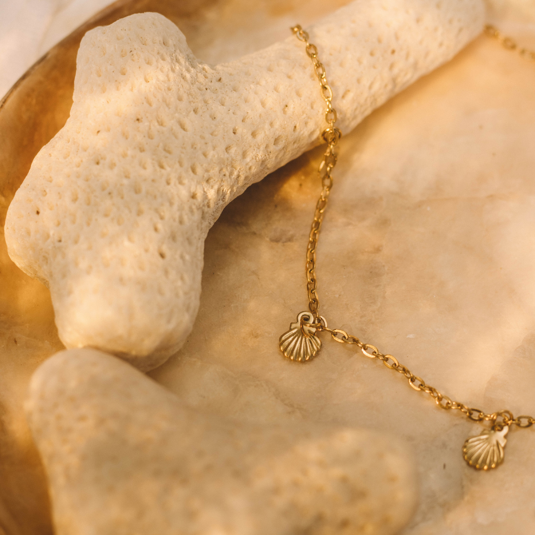 Bracelet De Cheville Petits Coquillages
