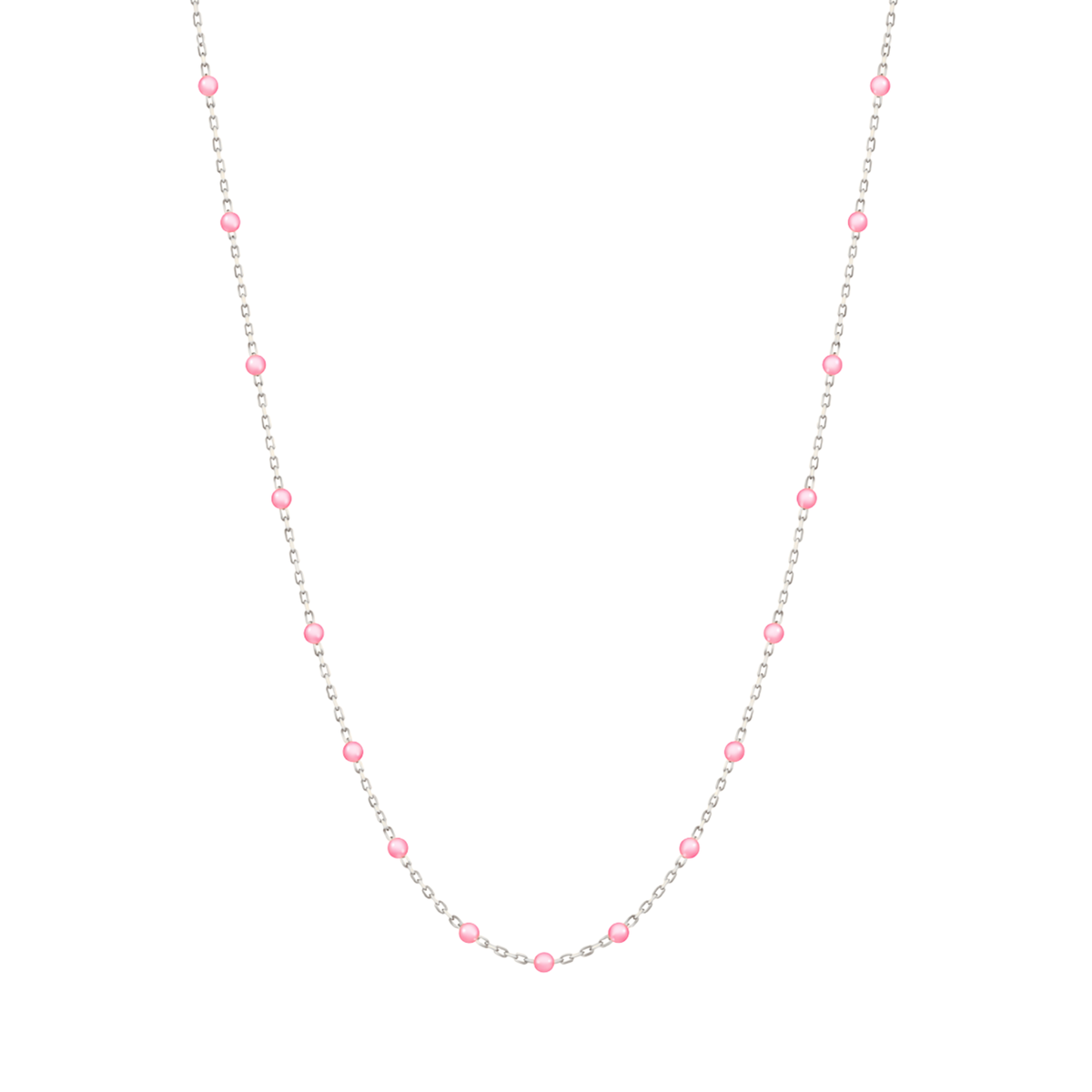 Chaîne à Billes Rose