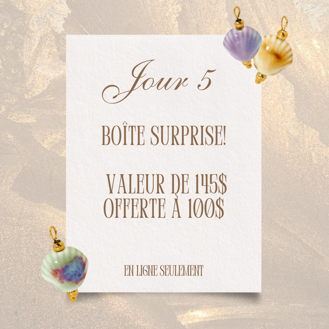 ⭐ Jour 5 ⭐  Boîte Surprise!