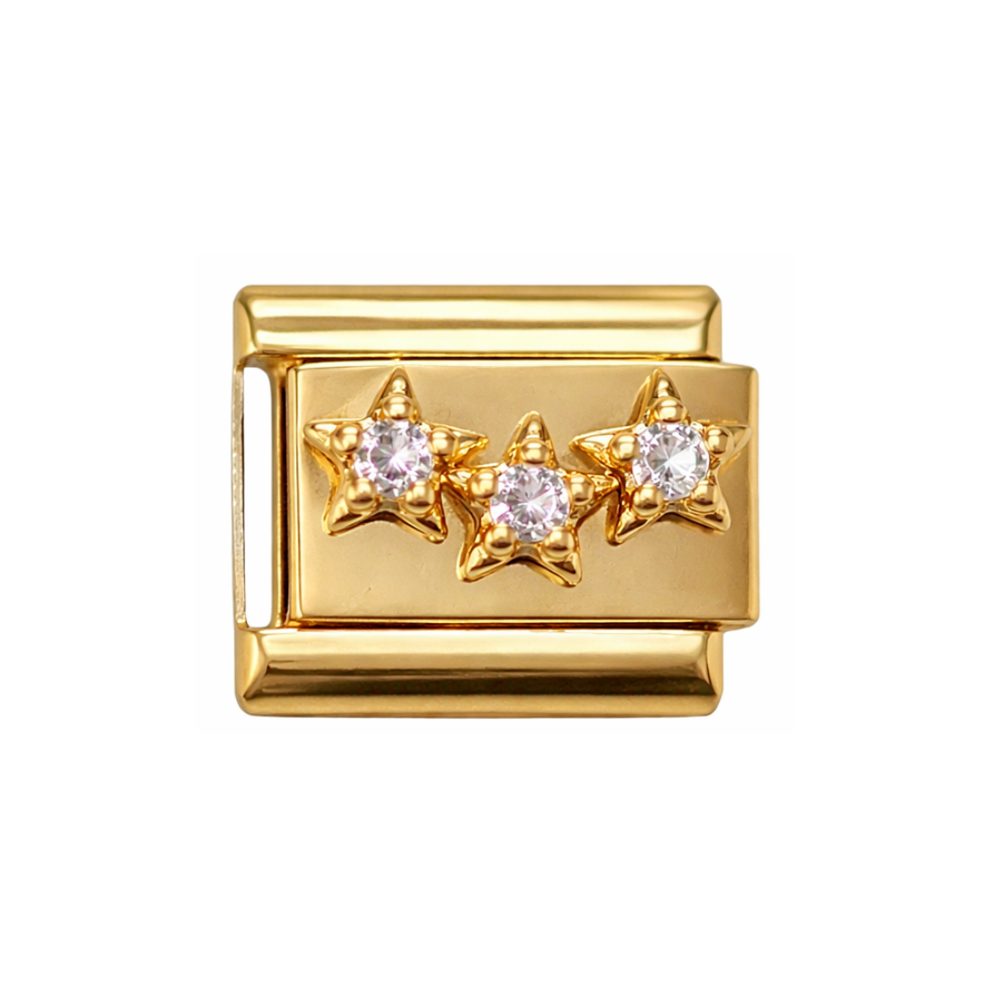 Maille Étoiles avec Zircons