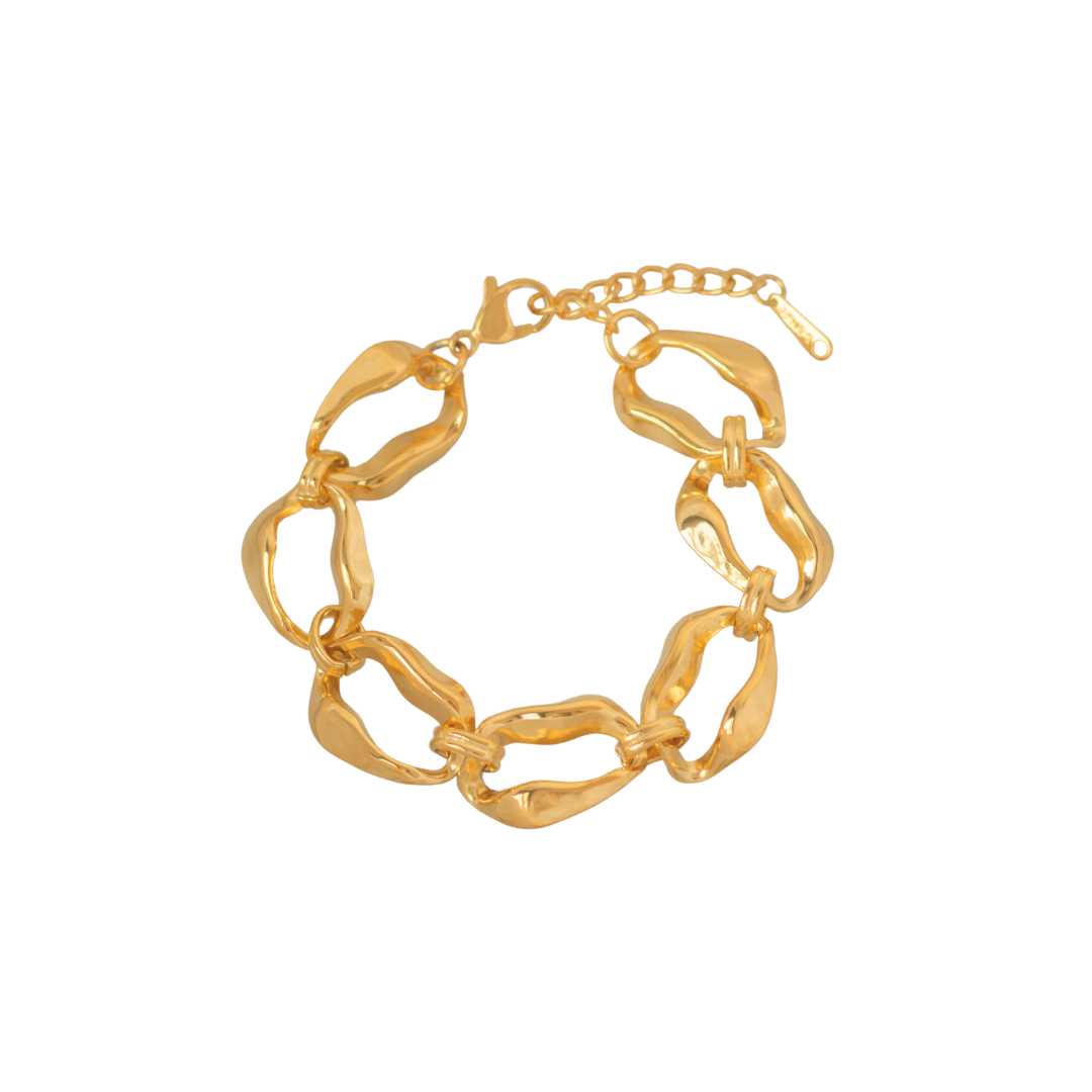 Wavy Link Bracelet