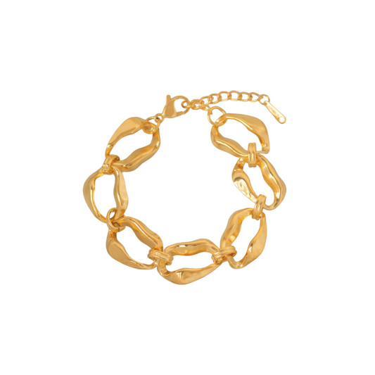 Wavy Link Bracelet