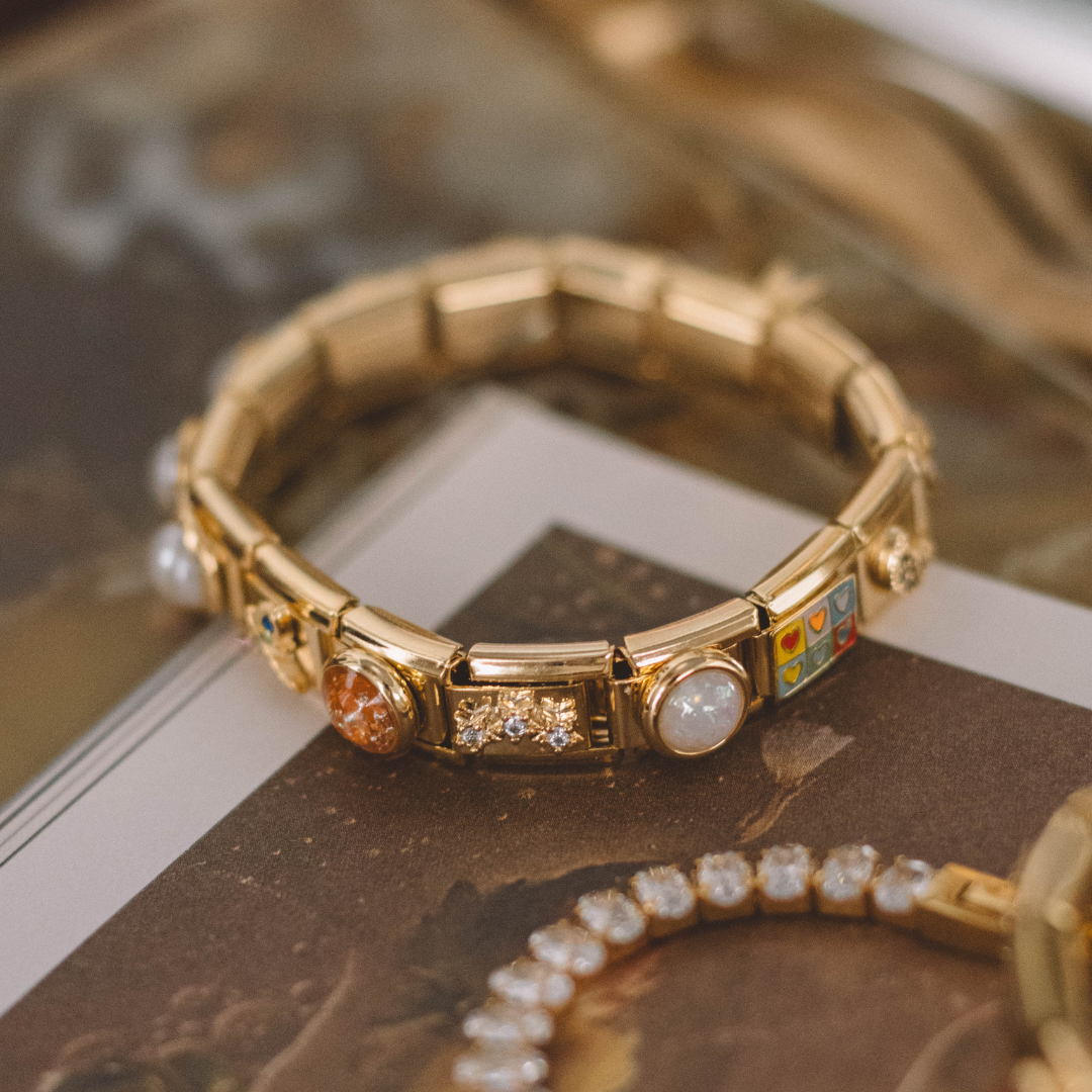 Maille Étoiles avec Zircons