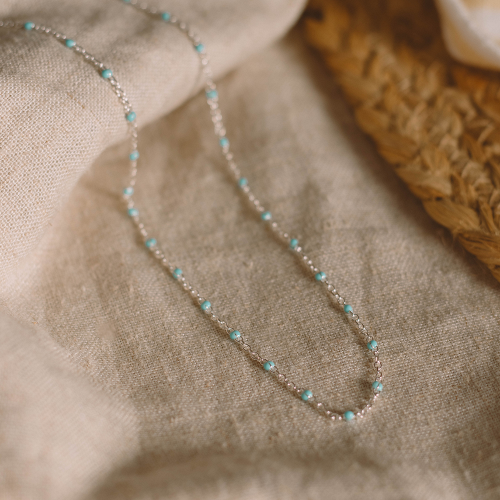 Blue Bead Chain