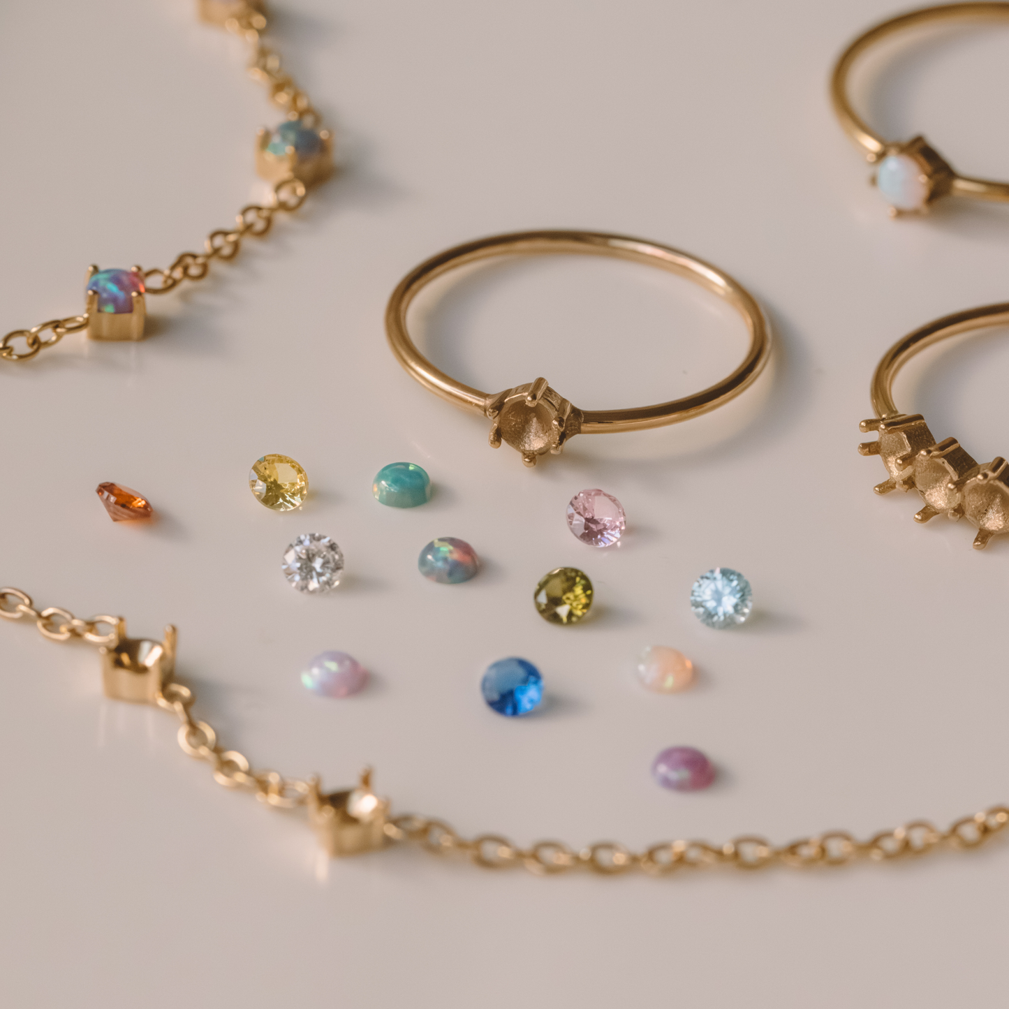 Bracelet de Une Pierre Personnalisable