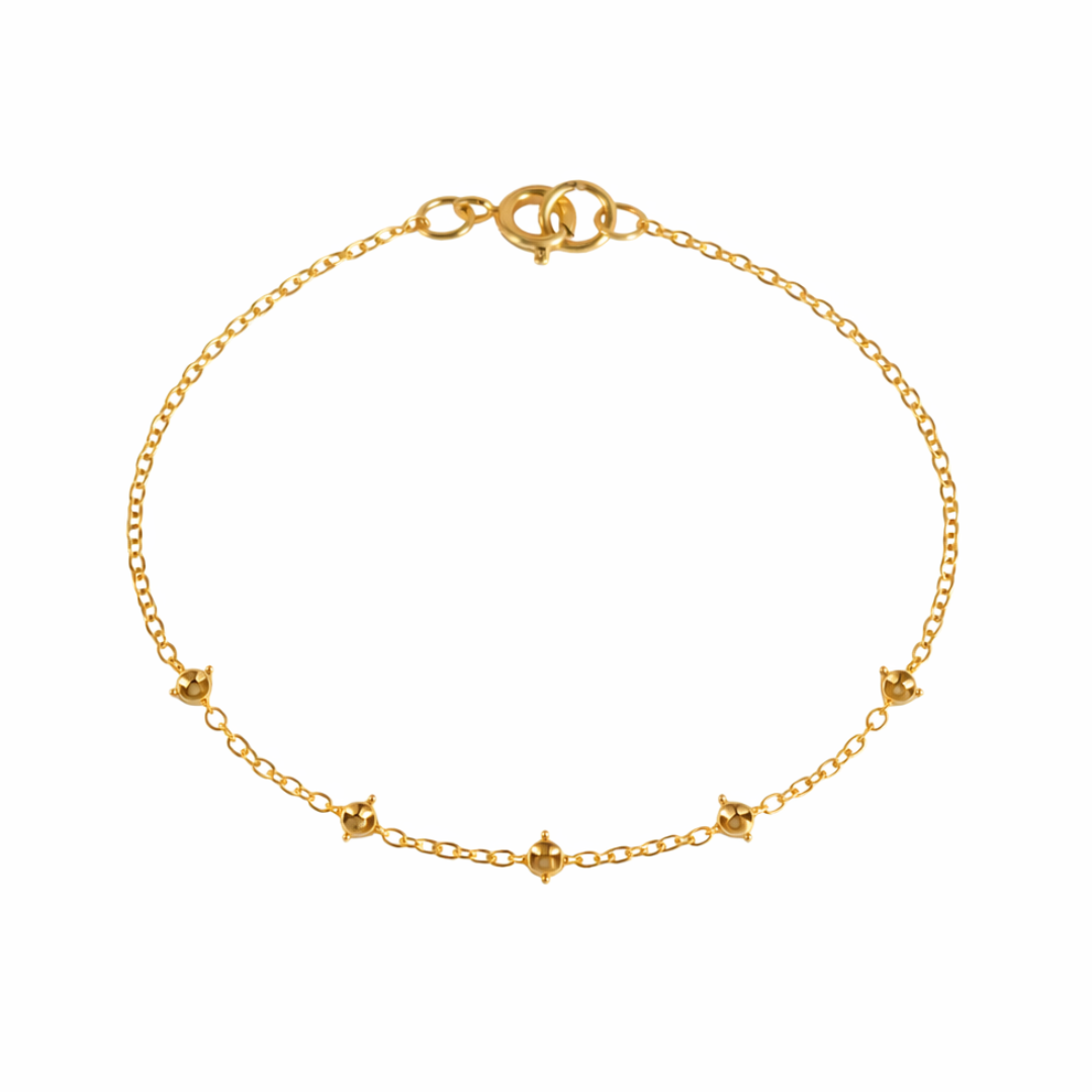 Bracelet de Cinq Pierres Personnalisable