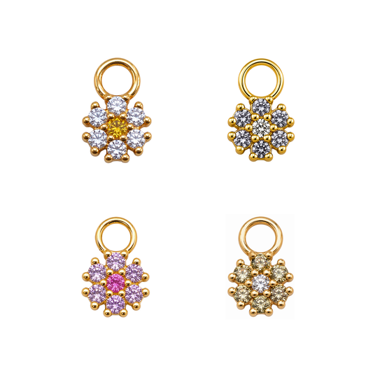 Fleur en Zircons