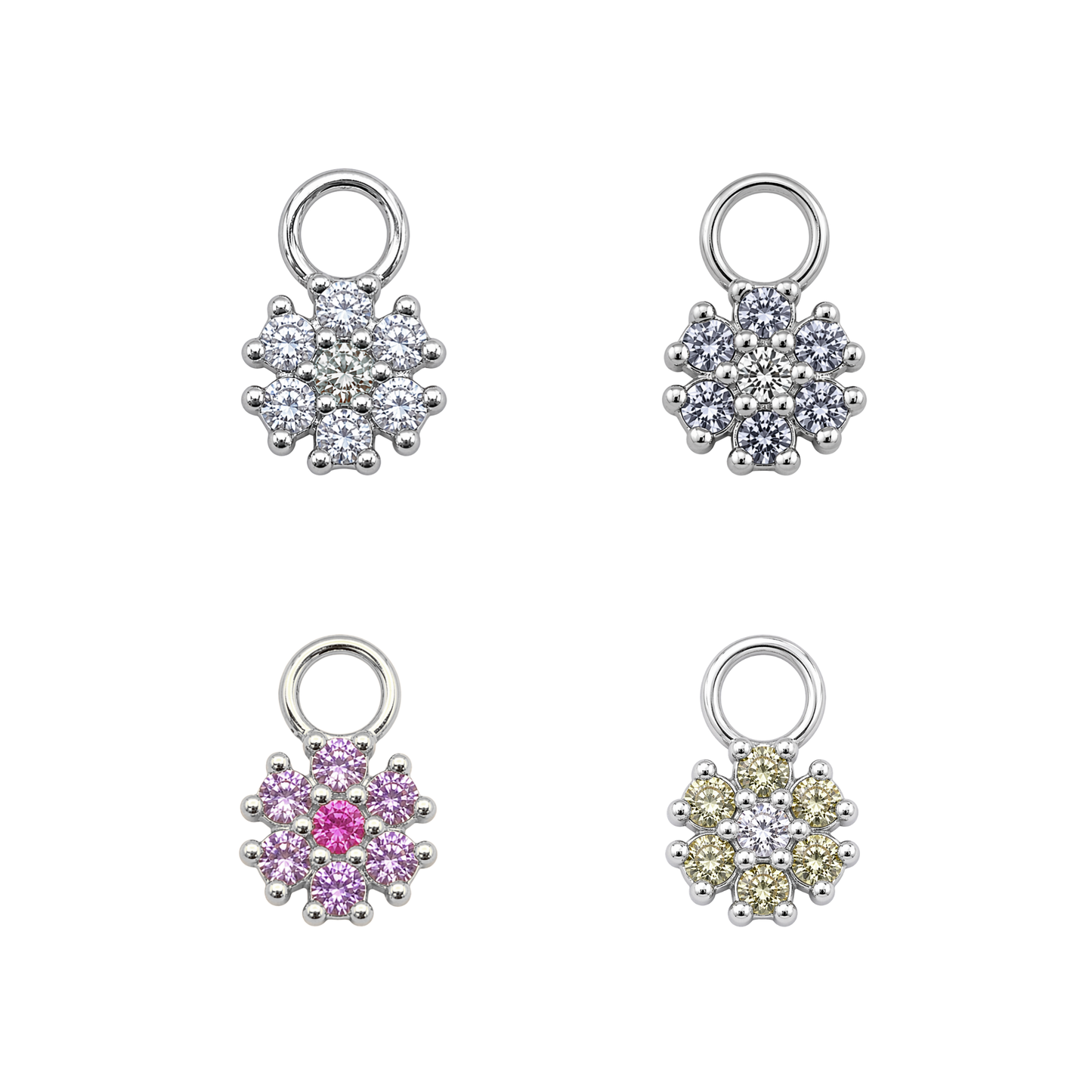 Fleur en Zircons