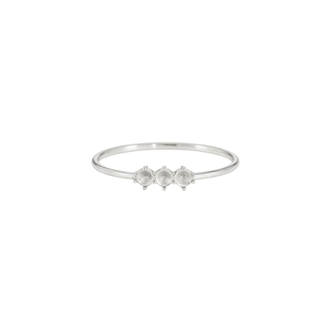 Bague de Pierres Personnalisable Imparfaite