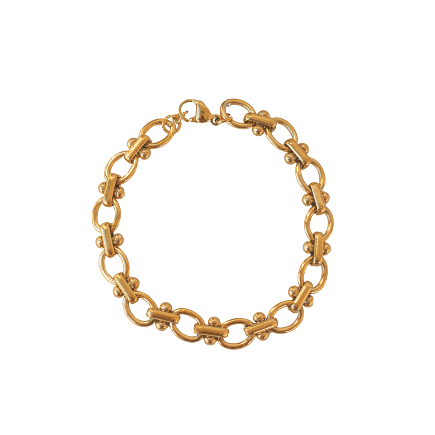 Bracelet à Mailles Ovales