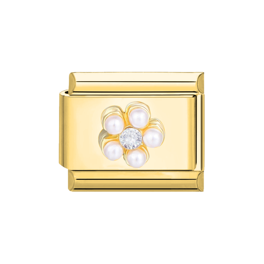 Maille Fleur Perlée