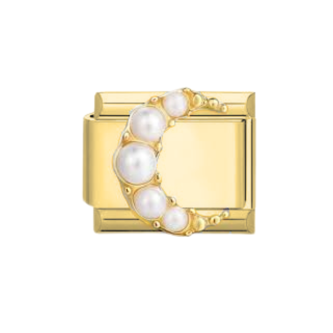 Maille Lune avec Perles