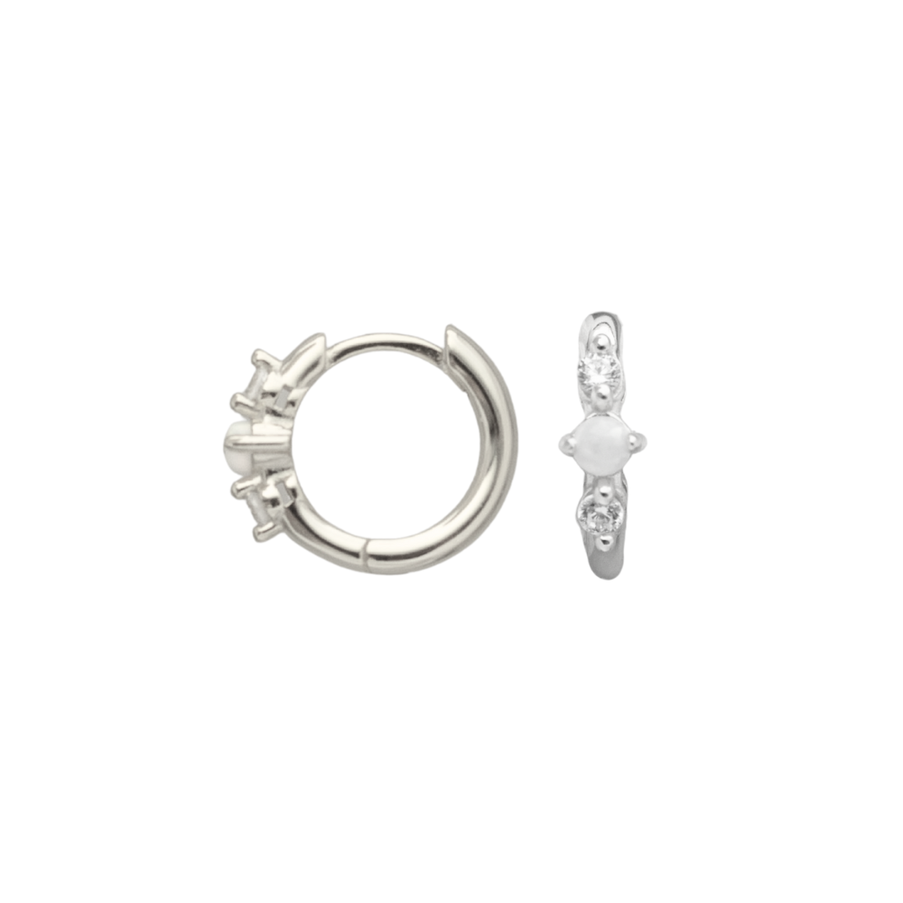 Anneaux avec Opale et Zircons