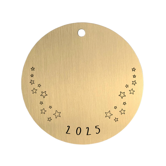 Boule de Noël Personnalisée W01 - Étoiles