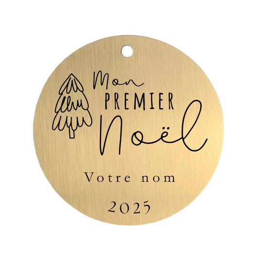 Boule de Noël Personnalisée W01 - Mon Premier Noël